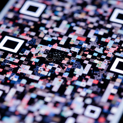 微信公众号二维码,方形黑白图案,中心有音乐符号标识,白色背景,黑色边框,高分辨率,清晰可扫描